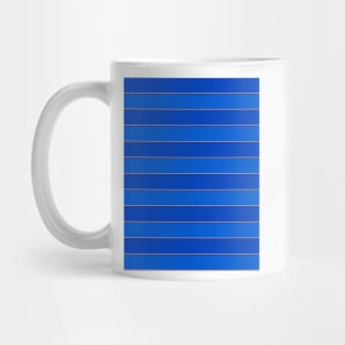 Chelsea Retro 1984 Home Blue White & Red Hooped Home Mug